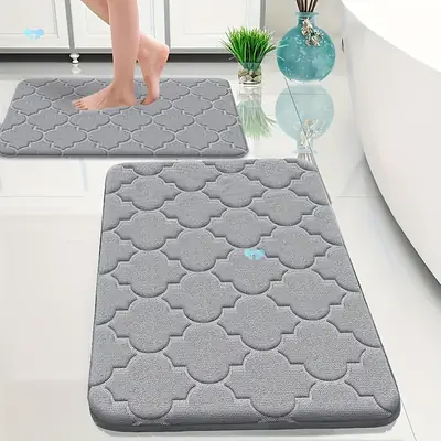 Anti Slip Floor Mats Dark Gray 50x80cm