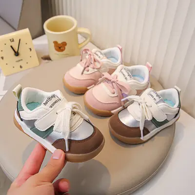 Baby Leather Toddler Shoes 0-1-3 Years Old Boys and Girls Casual Shoes Baby Spring Soft Sole Breathable Baby Shoes