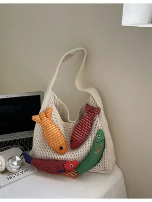 Knitted Lazy Bag for Women 2025 New Trendy Fashion