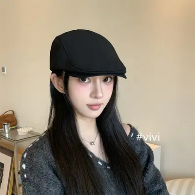 Korean Style Duckbill Cap Unisex Retro Forward Cap