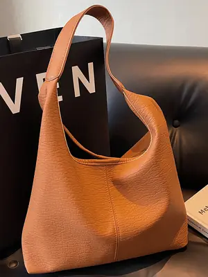 2025 Brown Leather Shoulder Bag for Women