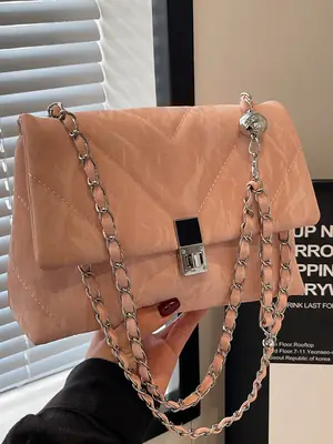 Trendy Chain Crossbody Bag for Women 2025