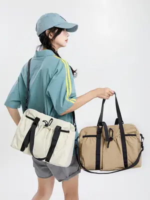 New Large-Capacity Travel Bag Women's Shoulder Commuting Portable Handbag Luggage Storage Bag Yoga Fitness Bag