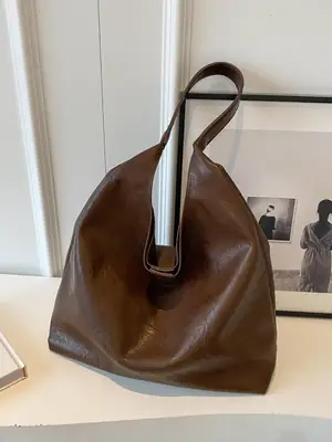 Brown Leather Crossbody Bag for Women 2025
