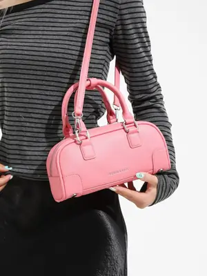 Pink Satchel Crossbody Bag for Women 2025
