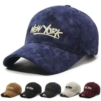New York Logo Duckbill Cap Black Women Winter Cycling