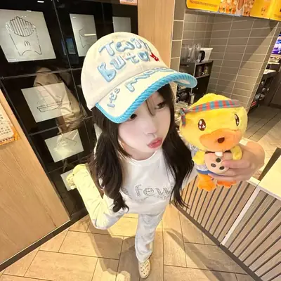 2025 New Korean Version Cute Cartoon Duckbill Cap for Women