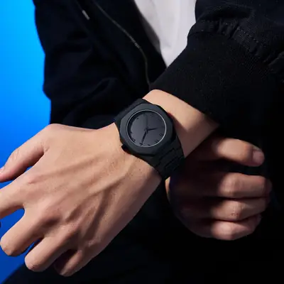 Women Black Dopamine Quartz Watch 2026 Waterproof 30m