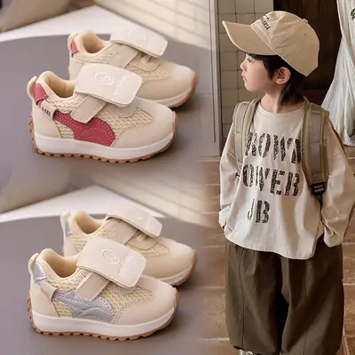 Spring Baby Boy Shoes, Soft-Soled Baby Shoes, Baby Girl Toddler Shoes, Mesh Shoes, Breathable Sports Shoes, Children's Shoes 1-3 Years Old