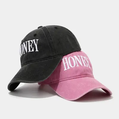 Honey Embroidered Honey Cap for Women Autumn Sun Protection