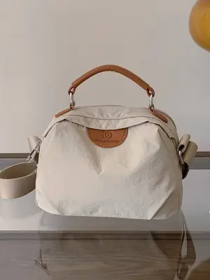 Women's New Style Crossbody Bag White Nylon 2026