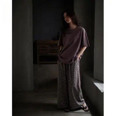 Pajamas for Women, Summer Modal Loose-Fitting Korean Style Solid Color High-End Wearable Summer Home Wear Set Casual Style