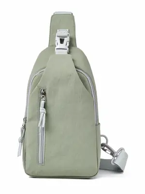 Green Korean Style Casual Crossbody Bag Large Capacity