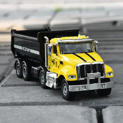 Kaidiwei 1/50 Alloy Dump Truck Yellow Black