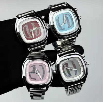 Popular Retro Millennium Non-Mechanical Dual Display Men's Watch, Niche Instagram Style, Export Hot-Selling Quartz Wristwatch