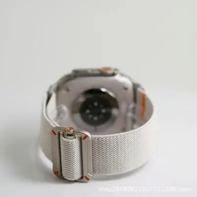 Suitable for Huawei Watch Straps, Woven Nylon Loop with Metal Slide Buckle for Apple, Honor, Oppo Watches, 20mm and 22mm Self-Adjustable Interface