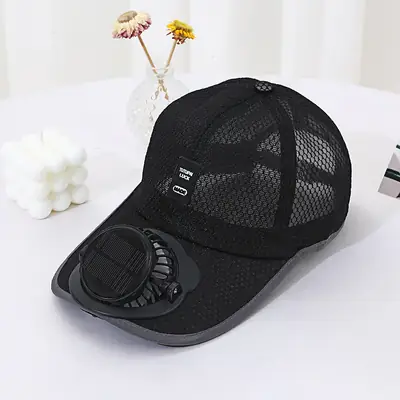 Solar Charging Fan Cap for Men Women Outdoor Sports