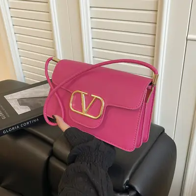 Pink LV Gold Plated Satchel Bag for Women