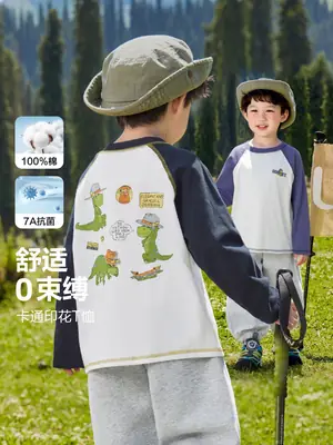 Right European Style Boys Cotton Long Sleeve T-Shirt
