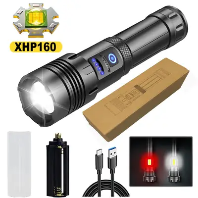 Ultra Bright Flashlight with USB Charge & Waterproof Design