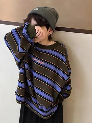 Boys Long Sleeve Striped T-Shirt Spring Autumn 2026