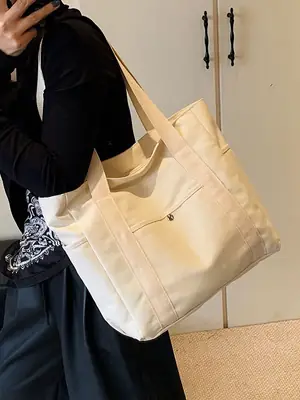 Casual Western Style Large Tote Bag for College Students