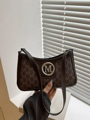 French Retro Crossbody Bag Women 2025 Summer Letter Print