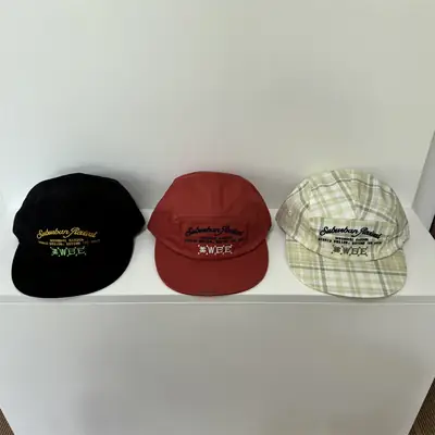 Women's Korean Contrast Plaid Peaked Cap
