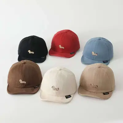 Children's Letter Color Baseball Caps with Soft Brim