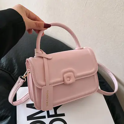 Pink Square Crossbody Bag for Women 2025