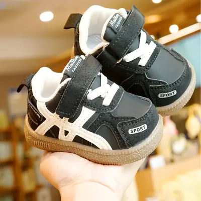 Toddler Shoes Spring & Fall New Beginner Baby Shoes 1-2 Years Old Baby Shoes Soft Sole Non-Slip Breathable Anti-Falling
