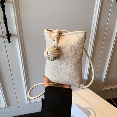 Candy Pebbled Mini Phone Bag 2025 Summer