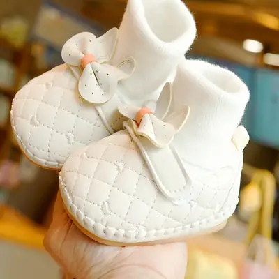 Baby Shoes Soft Sole Non-Slip Beginner Female Baby Shoes 0-1 Years Old Toddler Shoes Spring & Fall New Little Princess
