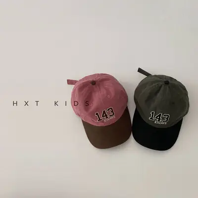 Brown 143 Kids Baseball Cap for Toddler