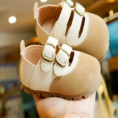 Toddler Shoes for Beginners, Baby Girl Shoes 1-2 Years Old, Spring & Fall New Baby Shoes, Soft Sole, Non-Slip Little Princess