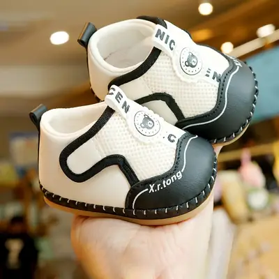 Baby Shoes Soft Sole Non-Slip Spring & Fall New Beginner Baby Shoes 0-1 Years Old Toddler Shoes Breathable Mesh