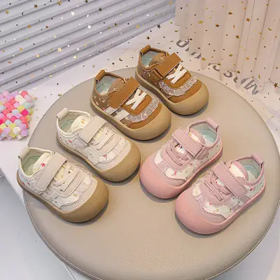 Children's Baby Breathable Mesh Shoes 2025 Summer New Baby Toddler Shoes Soft Sole Baby Shoes Soft Sole Non-Slip Running Shoes