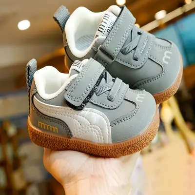 Toddler Shoes Spring & Fall New Beginner Baby Shoes 1-2 Years Old Baby Shoes Soft Sole Non-Slip Breathable Anti-Falling