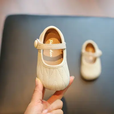 Baby Girl Toddler Shoes Spring 1 to 2 Years Old Soft-Soled Baby Shoes Little Princess Shoes Fashionable Girls' Flats