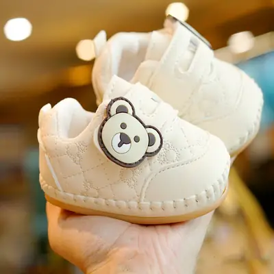 Baby Shoes Soft Sole Non-Slip Beginner Baby Shoes 0-1 Years Old Toddler Shoes Spring & Fall New Cartoon Breathable