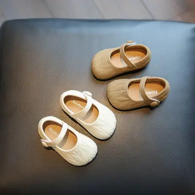 Baby Girl Toddler Shoes Spring 1 to 2 Years Old Soft-Soled Baby Shoes Little Princess Shoes Fashionable Girls' Flats