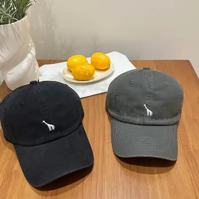 Women American Retro Duckbill Cap Pure Cotton Baseball