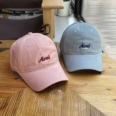 Women Arai Embroidered Pink Baseball Cap