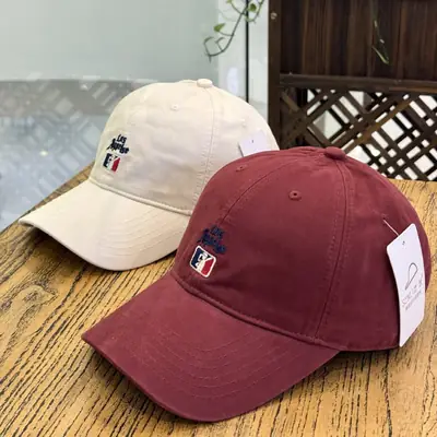 2026 White Cotton Baseball Cap for Women Men Large Sun Protection
