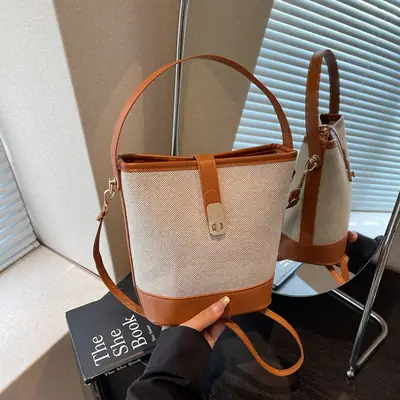 Women's Contrasting Stitching Belt Bag 2025 Summer Style