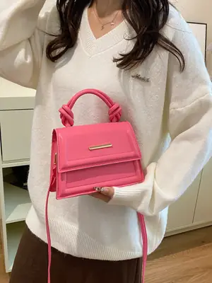 Pink Crossbody Shoulder Bag for Women 2025