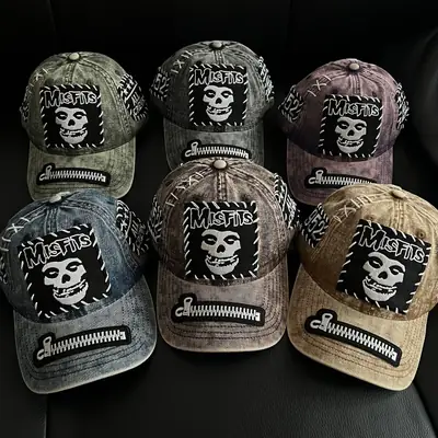 Hand-Sewn Skull Cap for Women Men Summer Street Niche