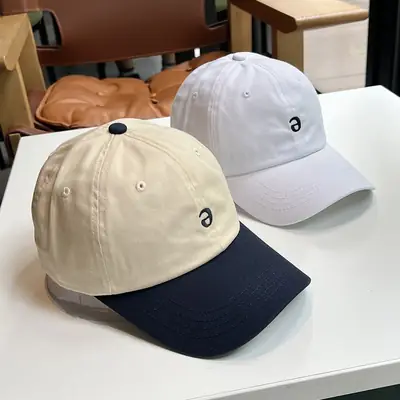Women Baseball Cap with E Letter Embroidery, Soft Fabric, 4 Colors