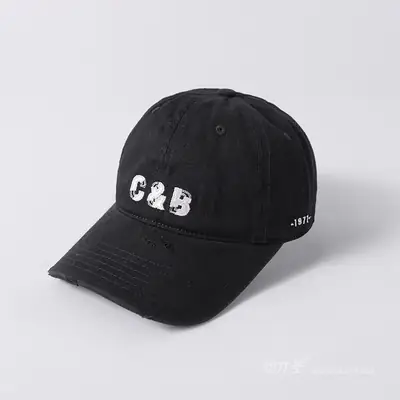 Women Brown Letter Baseball Cap Spring Autumn