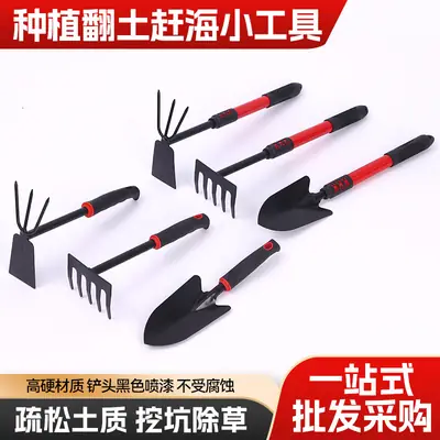 Special Tools for Sea Fishing: Small Shovel, Hoe, Iron Spade, Rake, Water Bucket, Household Gardening Tools for Planting Flowers and Succulents